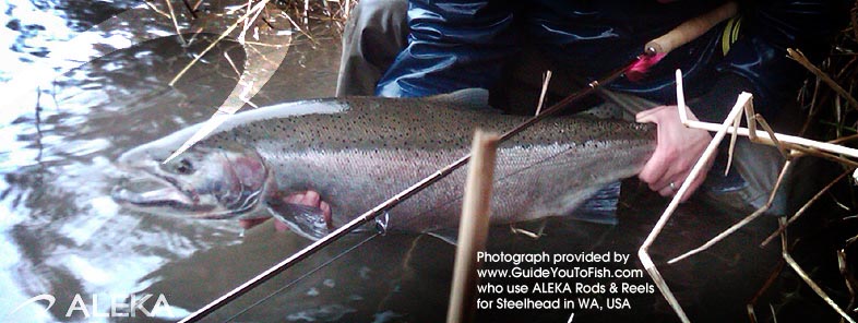 GUIDE YOU TO FISH NORTHWEST uses ALEKA Fly Rods & Reels